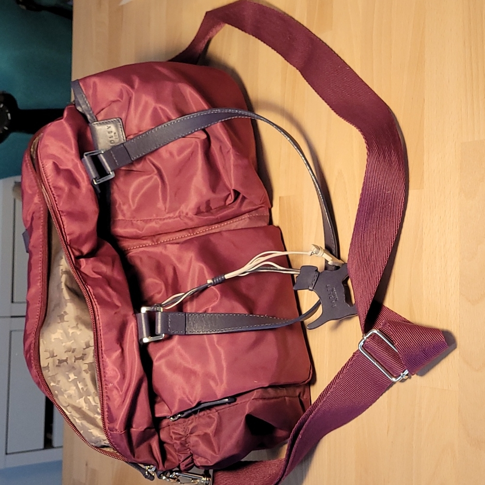 Radley London Plum and Navy Diaper Bag